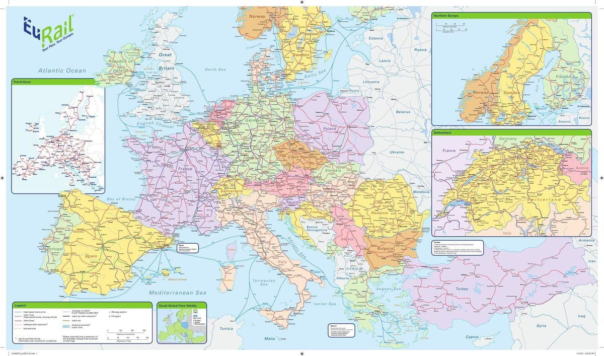 kartica čije eurail Irska
