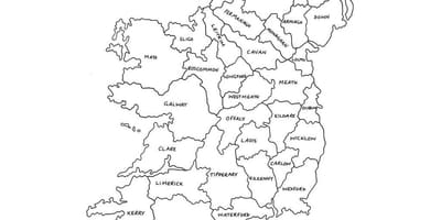 Kartica oblikovanje kartici Irskoj
