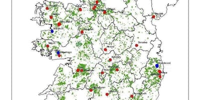 Karta Irske šume