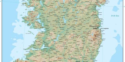 Karta Irske terena 